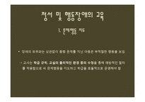[특수교육학개론] 정서 및 행동장애-11