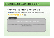 [소비자복지] 저소득층의 소비자 복지-10
