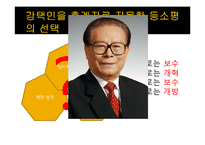 [현대중국의이해] 강택민 시기의 중국정치-6