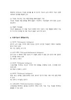 가드너(Gardner)의 다중지능이론(Theory of Multiple Intelligence)-2