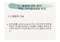 (정치탐구) 정당에 대한 모든 것 A+ 발표자료-3
