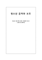 [청소년문제] 청소년 교정 복지 관련 기관방문 보고서-1