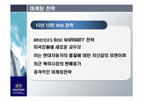 현대자동차의 글로벌 시장 전략 -미국 시장을 중심으로-10