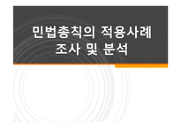 [소비자보호법] 민법총칙의 적용사례 조사 및 분석-1