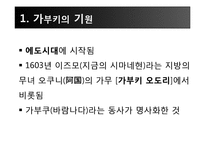 [일본문화] 가부키-3