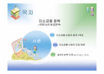 미소금융과 국외정책의 비교-2