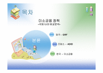 미소금융과 국외정책의 비교-3