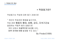 [산업심리] 작업동기-4