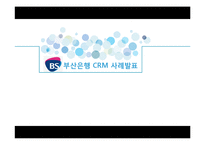 [경영정보] 부산은행 CRM 사례-1