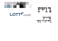 [MIS] 인터넷 쇼핑몰 롯데닷컴의 정보시스템을 이용한 타깃마케팅-1