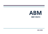 [경영정보] ABC, ABM 도입사례와 기대효과 및 한계점-12