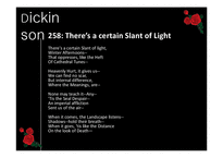 [영문학] Emily Dickinson 에밀리 디킨슨 생애와 작품 분석-11