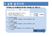 암모니아(인도페놀법 중화적정법)Power Point-9