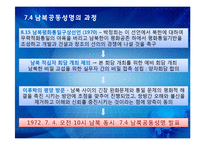 [한국정치의 이해] 7.4 남북공동성명과 남북관계-5
