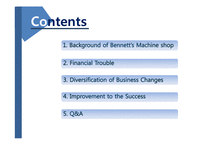 [거시조직론] Bennett`s Machine Shop 성공요인 분석(영문)-2