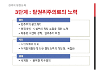[한국행정론] 한국의 권위주의 문화의 흐름-11