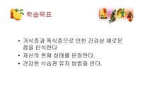 [영양교육] 청소년기 식습관-섭식장애의 이해와 개선-2