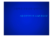 [교육학] 고등학교 진로상담 실태조사-2
