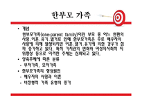 [가족복지론] 한부모가족 서비스 현황과 개정안-3