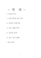 유도에 대해서 레포트-2