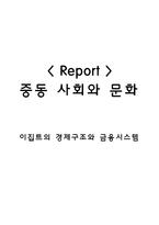 (A+자료) 이집트의 경제구조와 금융시스템-1