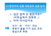 [언어사회뫄 문화] 12장 한국어와 한국문화-15