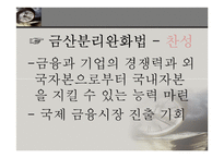[정책학] 금산분리완화법 찬반 논란-7