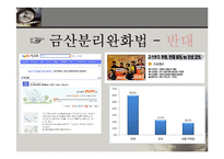 [정책학] 금산분리완화법 찬반 논란-15
