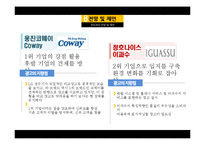 웅진코웨이 vs 청호이과수 광고전략 비교[정수기 시장]-16