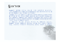 KODAK 코닥 기업의 소개 및 구성과 마케팅 성공사례와 성공요인 조사분-3