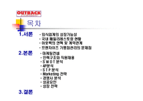 OUTBACK STEAK HOUSE 소개 및 특징과 성공요인 조사분석-2