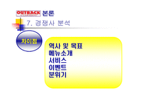 OUTBACK STEAK HOUSE 소개 및 특징과 성공요인 조사분석-19