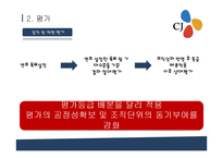 [경영학] CJ 성과주의 인사제도-18