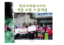 [사회복지개론] 우리나라 학교사회복지 역사와 발전방안-20