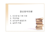 정신분석이론 PPT-1