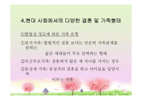 여성과 결혼, 현대사회 다양한 결혼 및 가족형태, 결혼생활 문제, 복지대안 PPT-18
