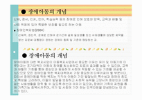 장애아동과 장애가족 생애주기별 관심사와 복지서비스, 외국의 장애아동복지-4
