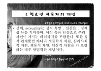 청소년 성문제, 사이버 인터넷과 청소년 성문화, 복지대안 파워포인트 PPT 프리젠테이션-5