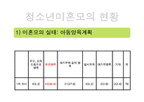청소년 미혼모 복지정책과 국내외 미혼모 보호사업 파워포인트 PPT-7