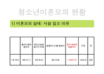 청소년 미혼모 복지정책과 국내외 미혼모 보호사업 파워포인트 PPT-9