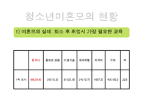 청소년 미혼모 복지정책과 국내외 미혼모 보호사업 파워포인트 PPT-10