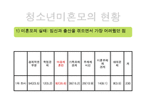청소년 미혼모 복지정책과 국내외 미혼모 보호사업 파워포인트 PPT-11