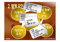 초중고 학생의 학업중단과 무단결석의 원인,유형 및 위기청소년 개입과 복지정책 파워포인트 PPT-3