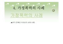 여성복지, 가정폭력 보고서(파워포인트 PPT 프리젠테이션)-10