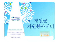 자원봉사센터(기관방문) 기관조사 파워포인트 PPT 프리젠테이션-12