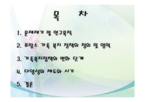 프랑스의 한부모가정 및 가족복지 정책의 특징 파워포인트 PPT-2
