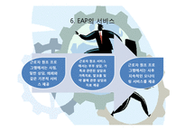 산업복지사와 근로자 원조 프로그램(EAP,중요성,개념,역사,특징,서비스,효과,요건,제공방식,적용-8
