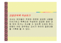 보육학 프로젝트 접근법(정의, 목적, 특징, 내용, 실태, 문제점, 사례조사, 활용) 파워포인트 PP-15