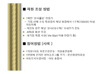 We Start 운동(위스타트 마을, 사업소개, 추진분야, 조직운영, 홍보와 문제점, 토론회, 사례, 시-15