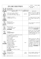★★★★★[2012년 1월][완벽평가인증] 어린이집 일일보육일지-5
